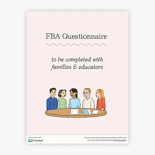 FBA Questionnaire resource preview