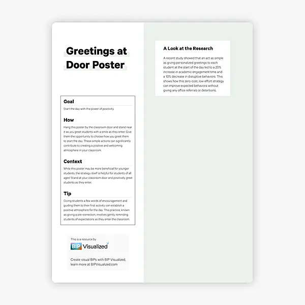 Greetings at Door Poster resource preview