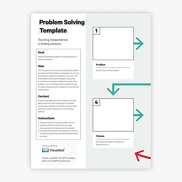 Problem-Solving Planning Template resource preview