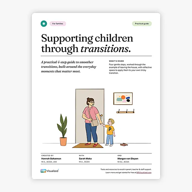 Supporting Children Through Transitions resource preview